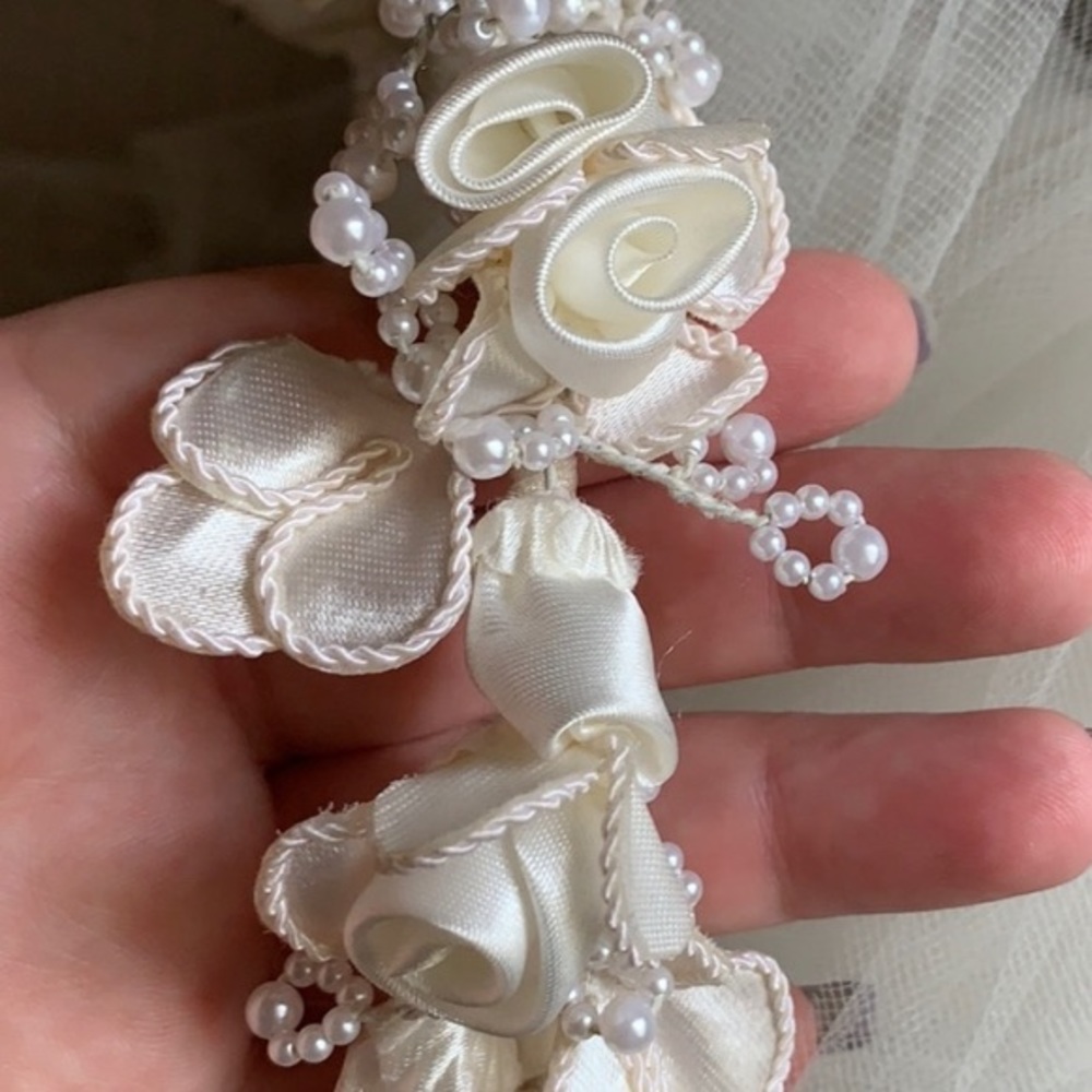 💕Vintage Wedding Veil 💕Ivory - Picture 13 of 14